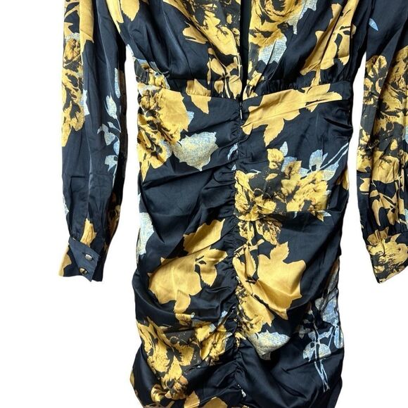 NWT VICI COLLECTION Magnificent satin drape mini dress size XS - Picture 7 of 11